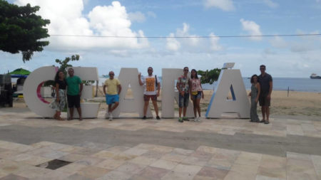 Letreiro Ceará na Praia da Índia Iracema