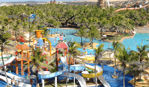 Vista aérea do Passeio Beach Park