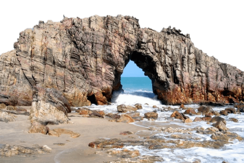 Pedra furada em Jeri