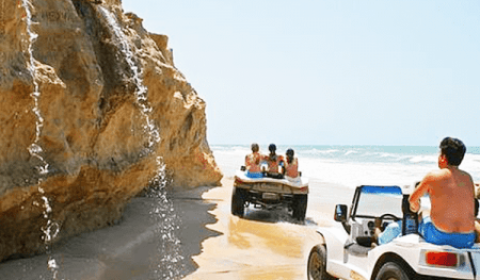 Passeio de Buggy na Praia das Fontes
