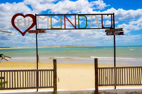 Mundaú Letreiro na Praia